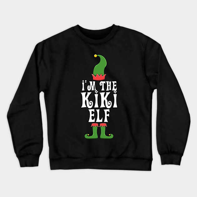 Kiki Elf Costume for Matching Family Christmas Group Crewneck Sweatshirt by jkshirts